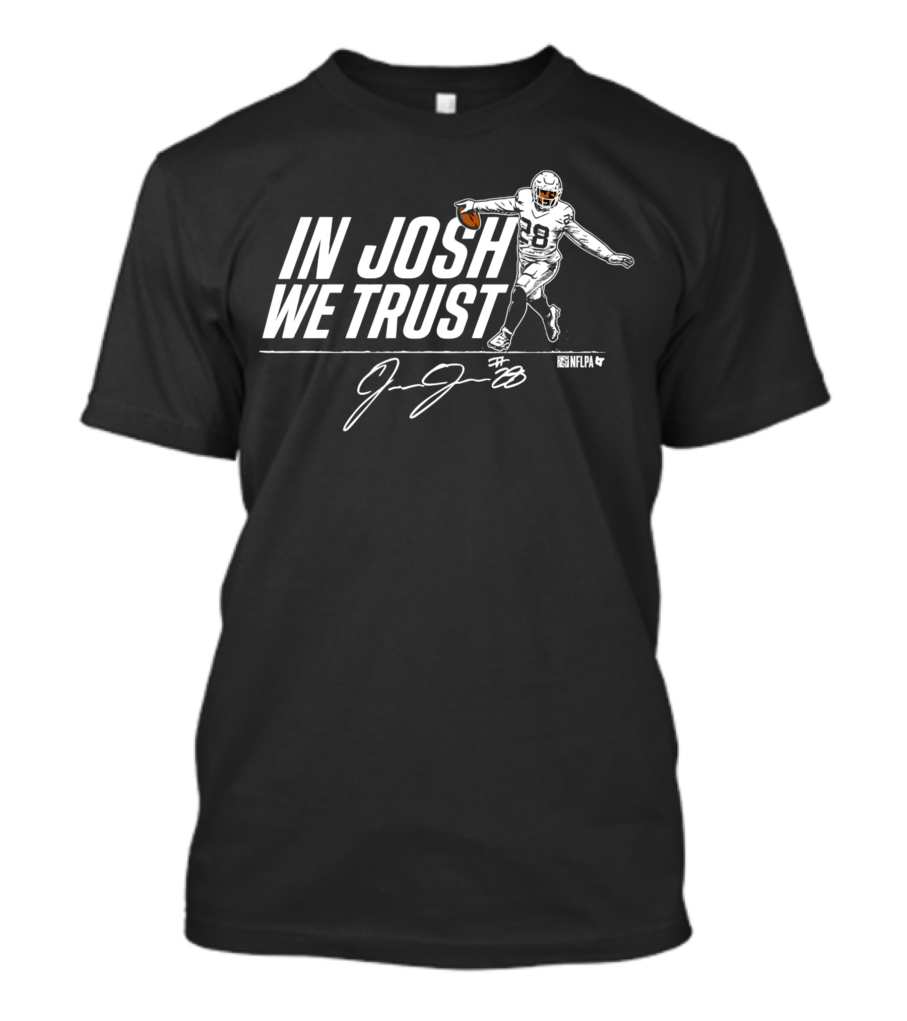 In Josh We Trust NFLPA Signature Concept T-Shirt