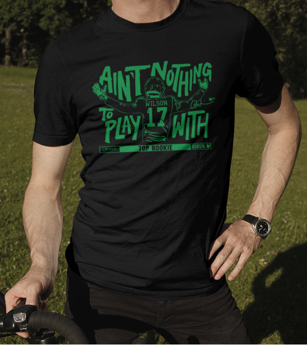 Wilson 17 Ain't Nothing To Play With Top Rookie NFLPA Pepsi T-Shirt