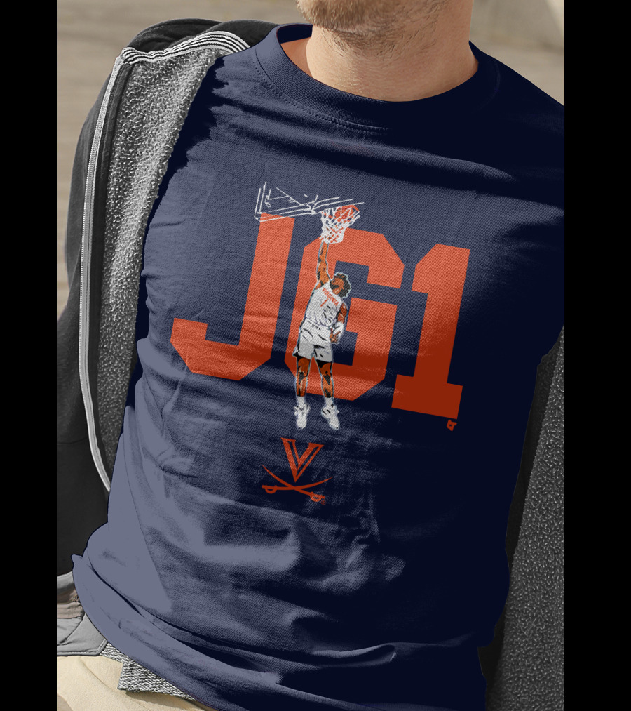Virginia Basketball Jayden Gardner JG1 Dunk T-Shirt