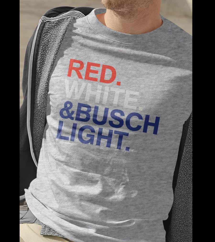 Rodney Davis Red White And Busch Light T-Shirt