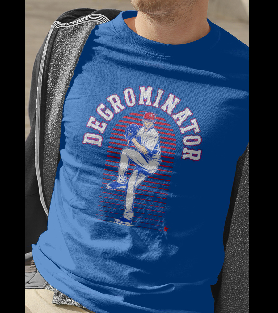 Degrominator Jacob DeGrom Baseball Pitching 48 T-Shirt