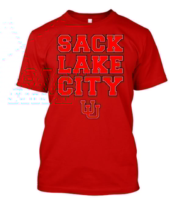 Sack Lake City Utah Football U T-Shirt