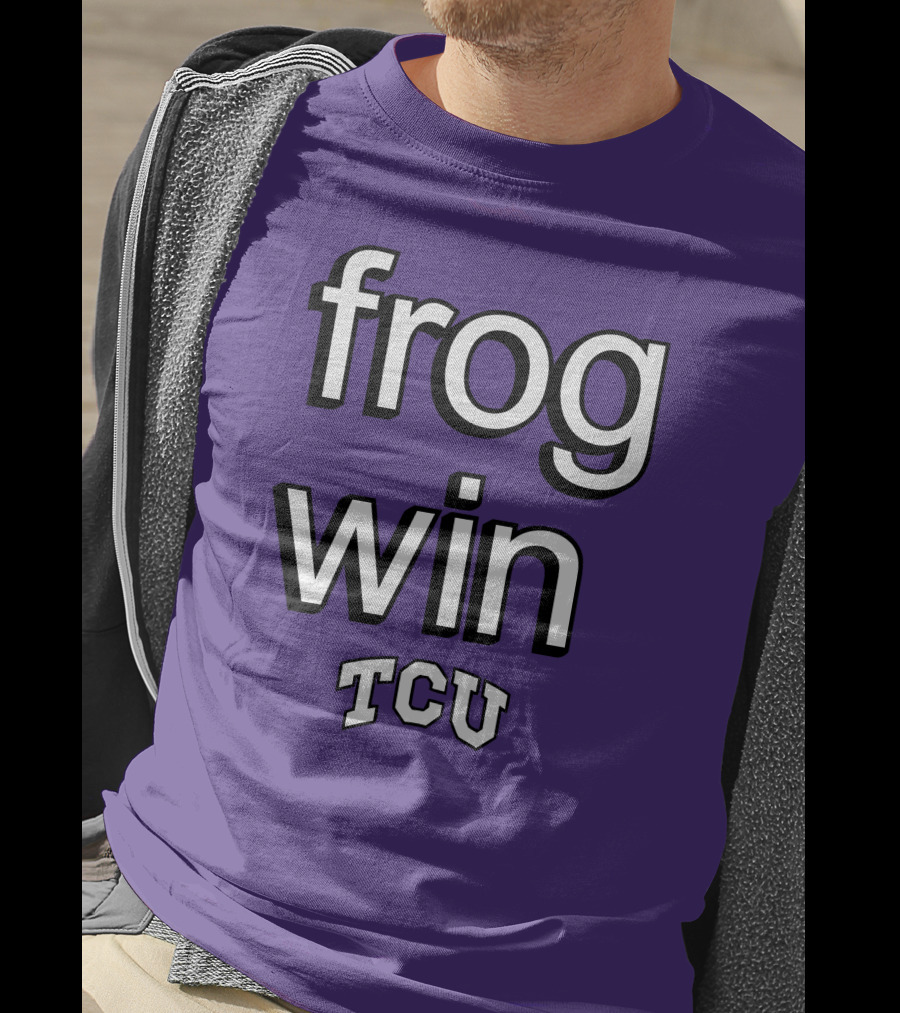 Frog Win TCU Football T-Shirt