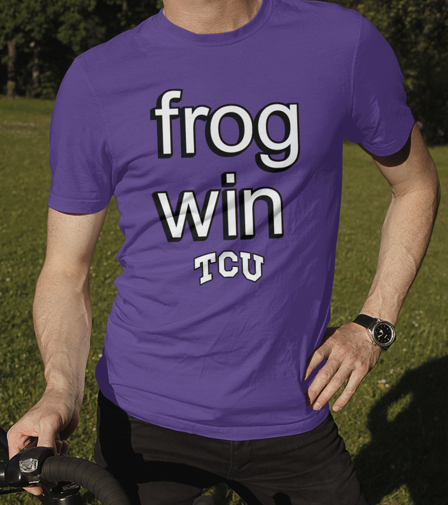 Frog Win TCU Football T-Shirt