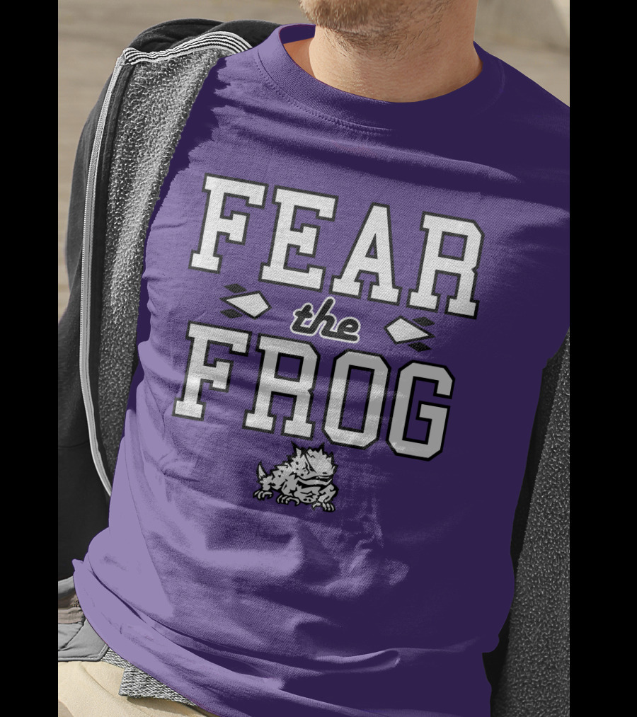 Fear The Frog TCU Football Horned Frog Spirit T-Shirt