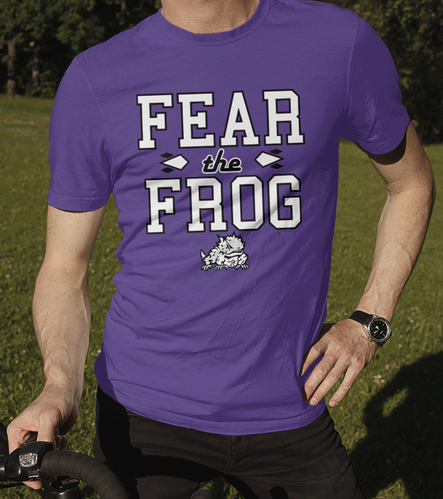 Fear The Frog TCU Football Horned Frog Spirit T-Shirt