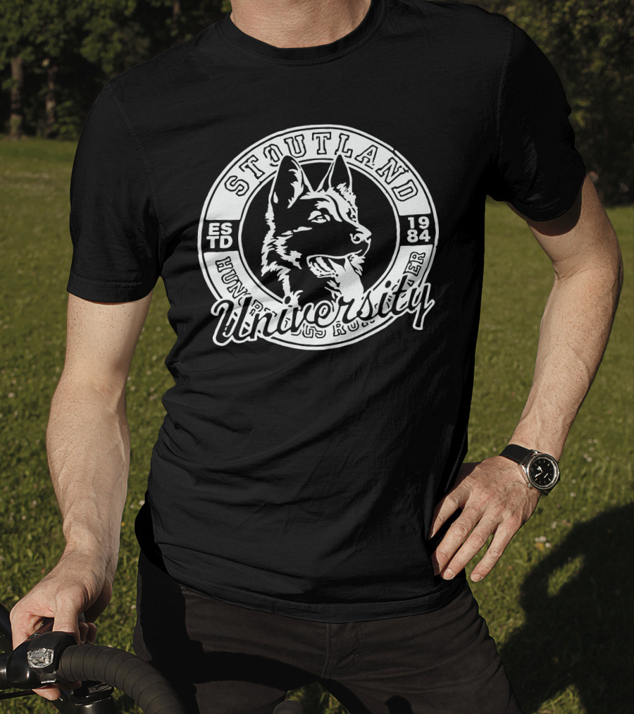Stoutland University Estd 1984 Dog T-Shirt