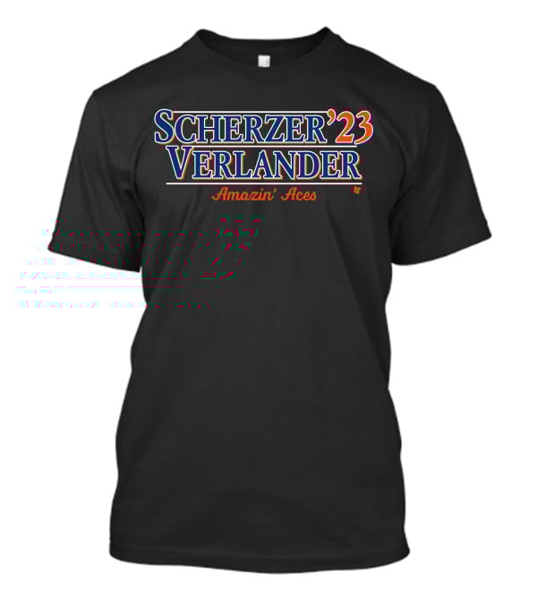 Scherzer Verlander 23 Amazin' Aces T-Shirt