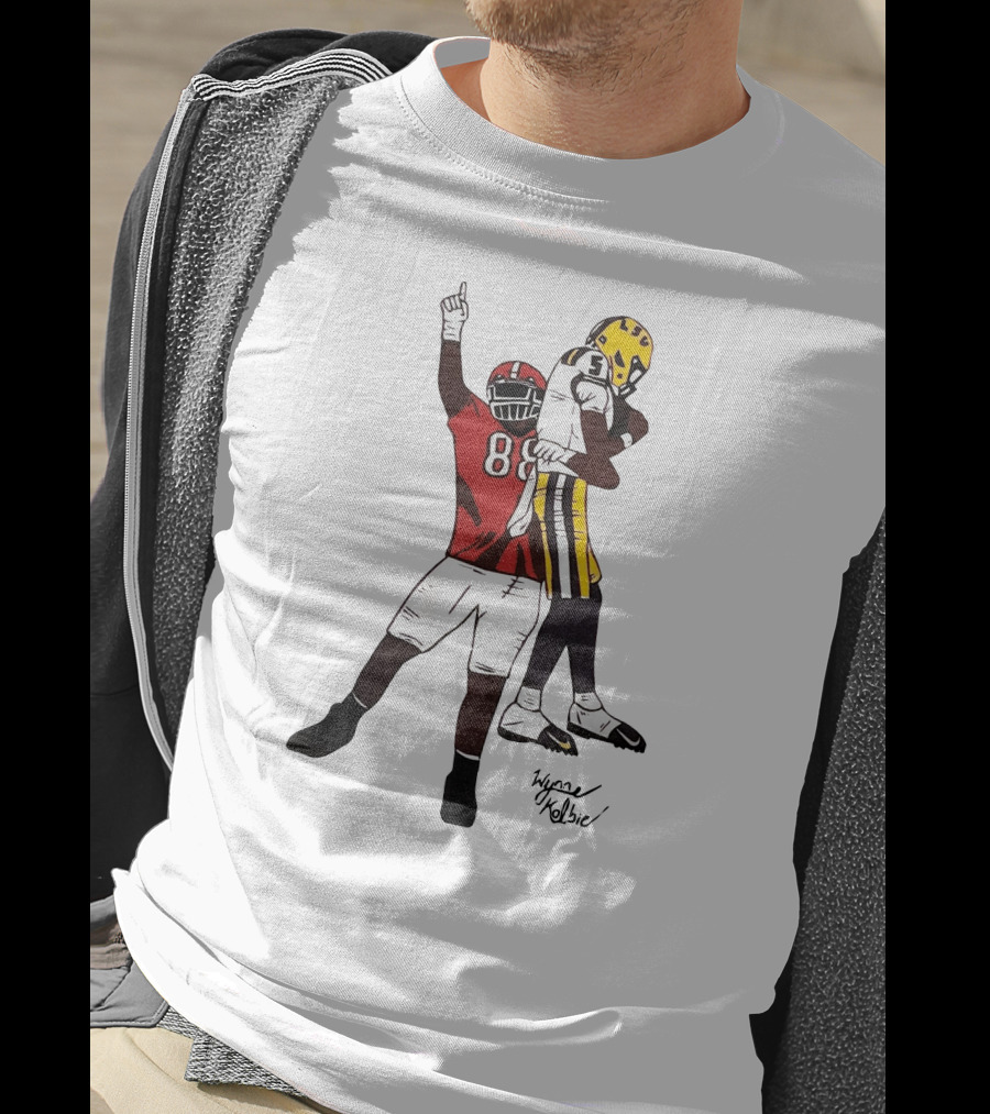 Go Dawgs Wynne Kolbie Football Celebration 88 T-Shirt
