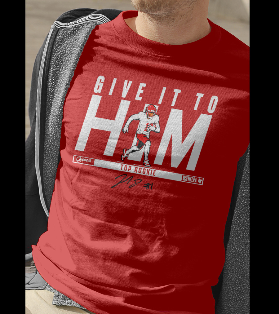 Give It To Him Top Rookie NFLPA Pepsi T-Shirt