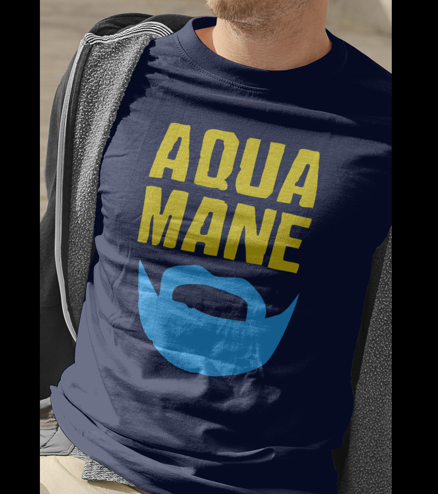 Aqua Mane Steven Adams Beard T-Shirt