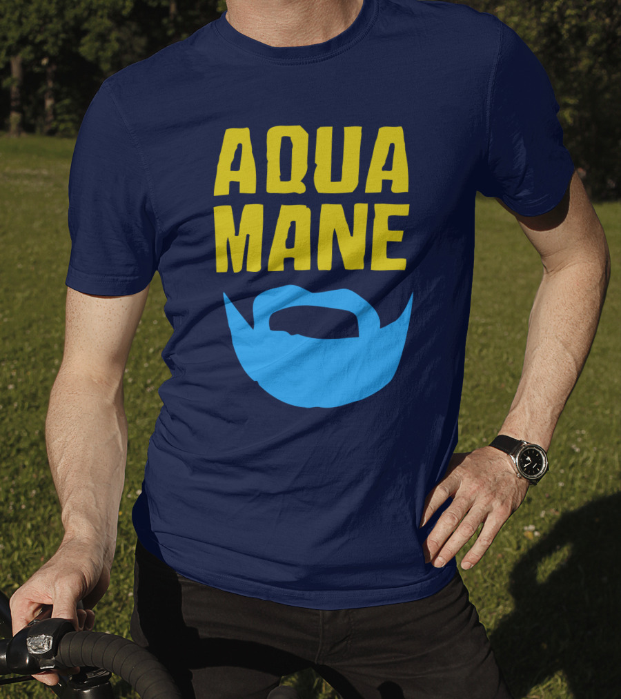 Aqua Mane Steven Adams Beard T-Shirt