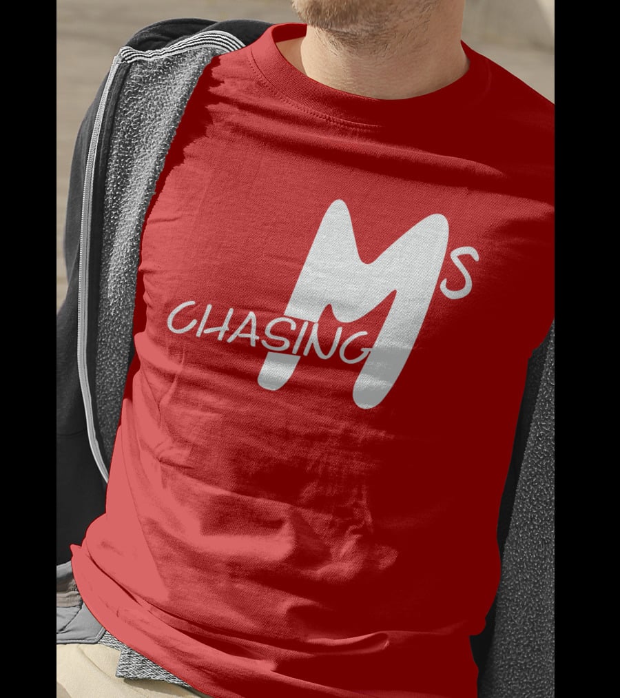 Chasing Ms Retro Style Bold Red T-Shirt