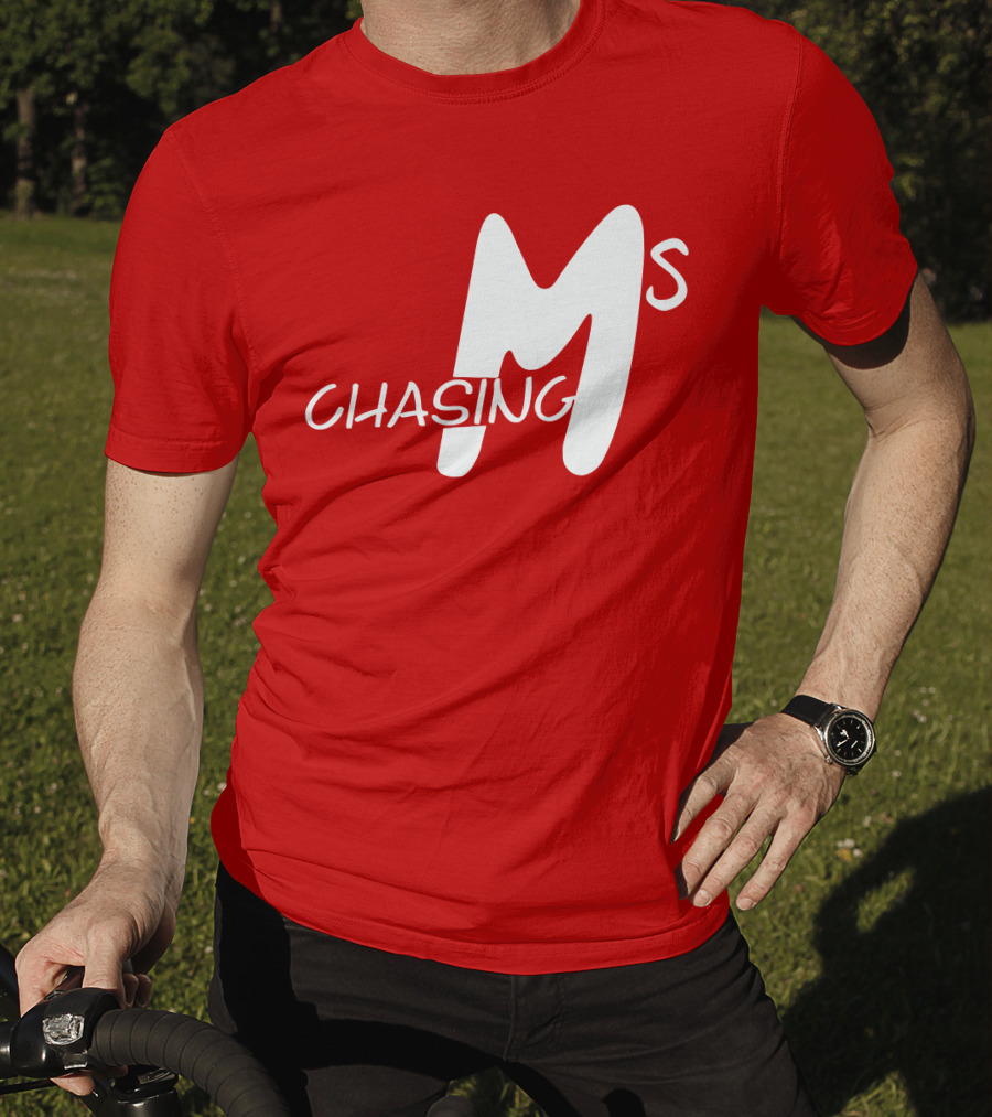 Chasing Ms Retro Style Bold Red T-Shirt