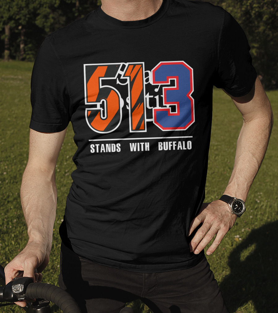 513 Stands With Buffalo Bengals 513 Meaning T-Shirt