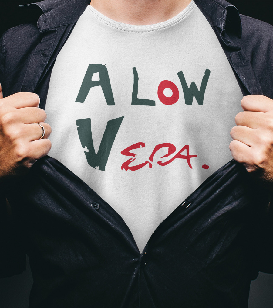 A Low Vera Aloe Vera Plant Inspired Play On Words T-Shirt