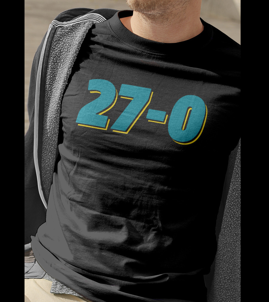 Jacksonville 27-0 Victory Score T-Shirt