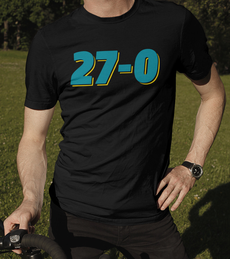 Jacksonville 27-0 Victory Score T-Shirt