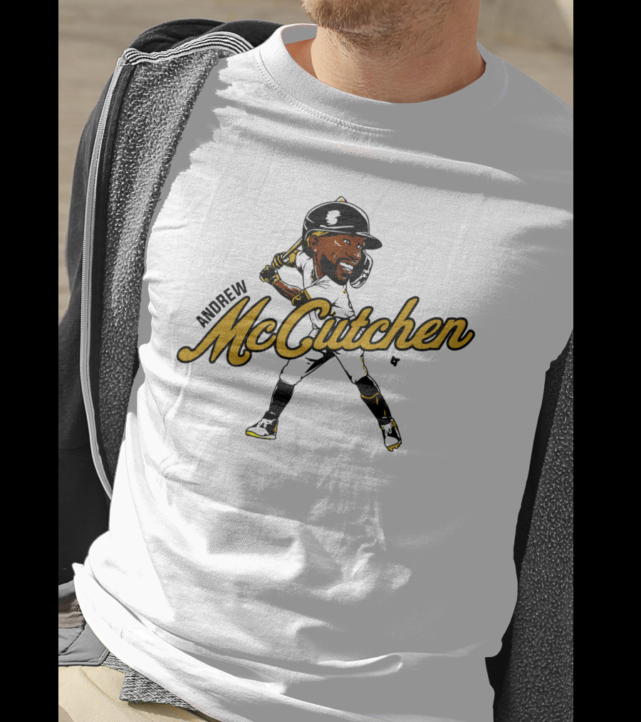 Andrew McCutchen Baseball Caricature T-Shirt