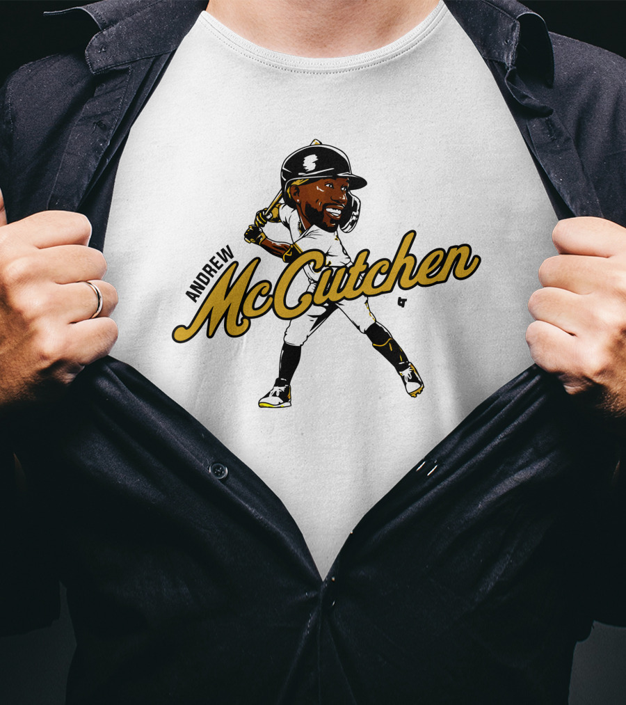Andrew McCutchen Baseball Caricature T-Shirt