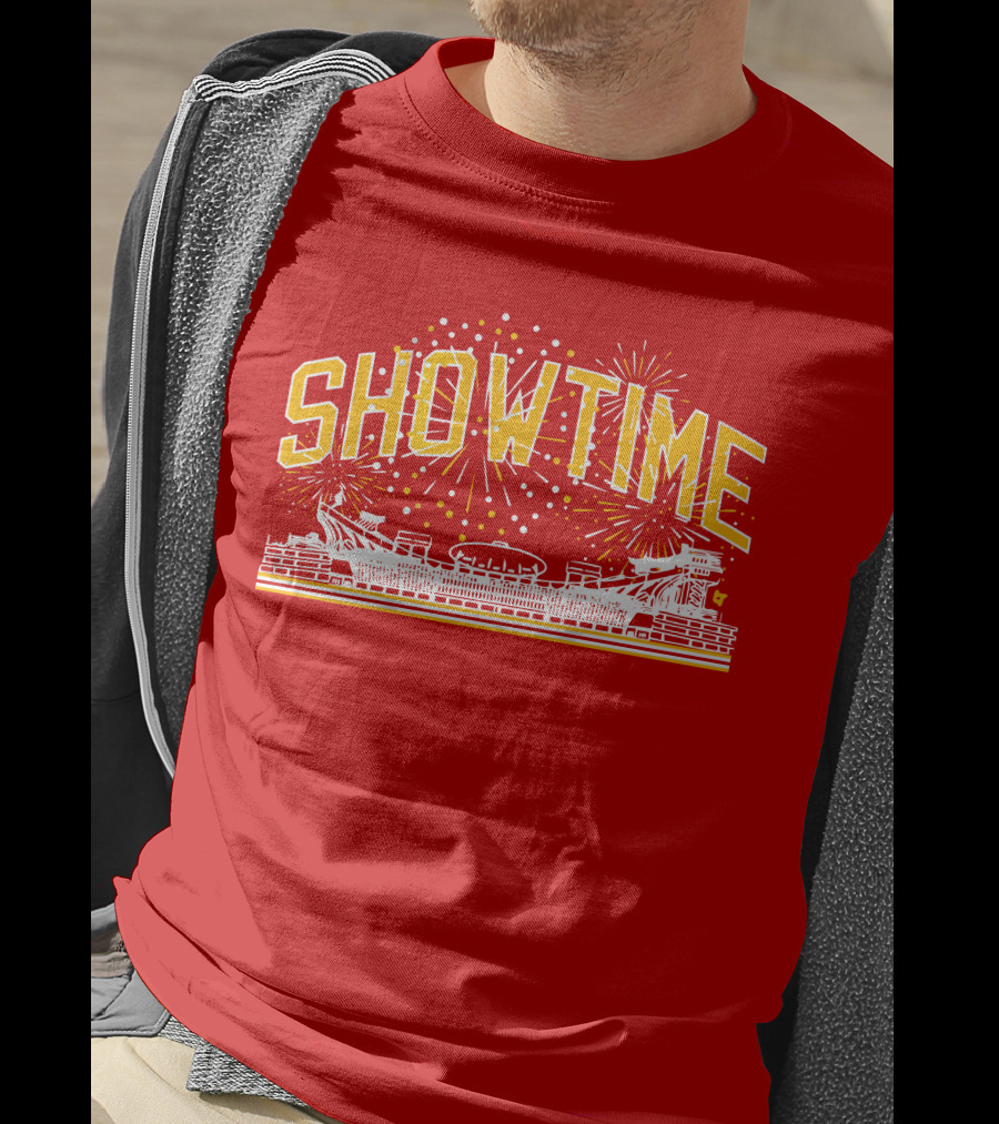 Kansas City Showtime Football Fireworks T-Shirt
