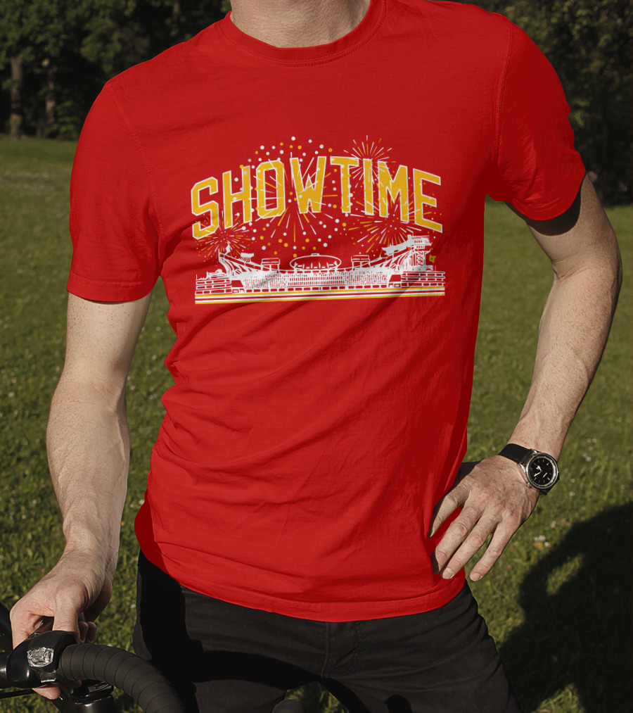 Kansas City Showtime Football Fireworks T-Shirt