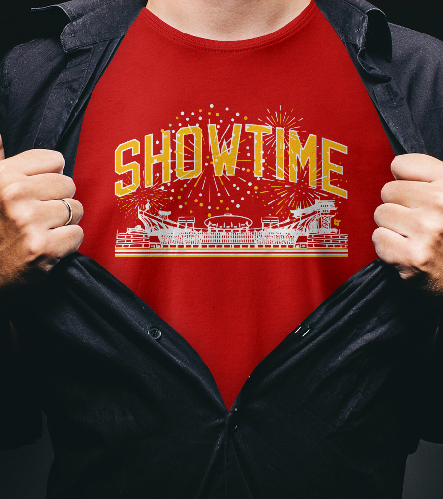 Kansas City Showtime Football Fireworks T-Shirt