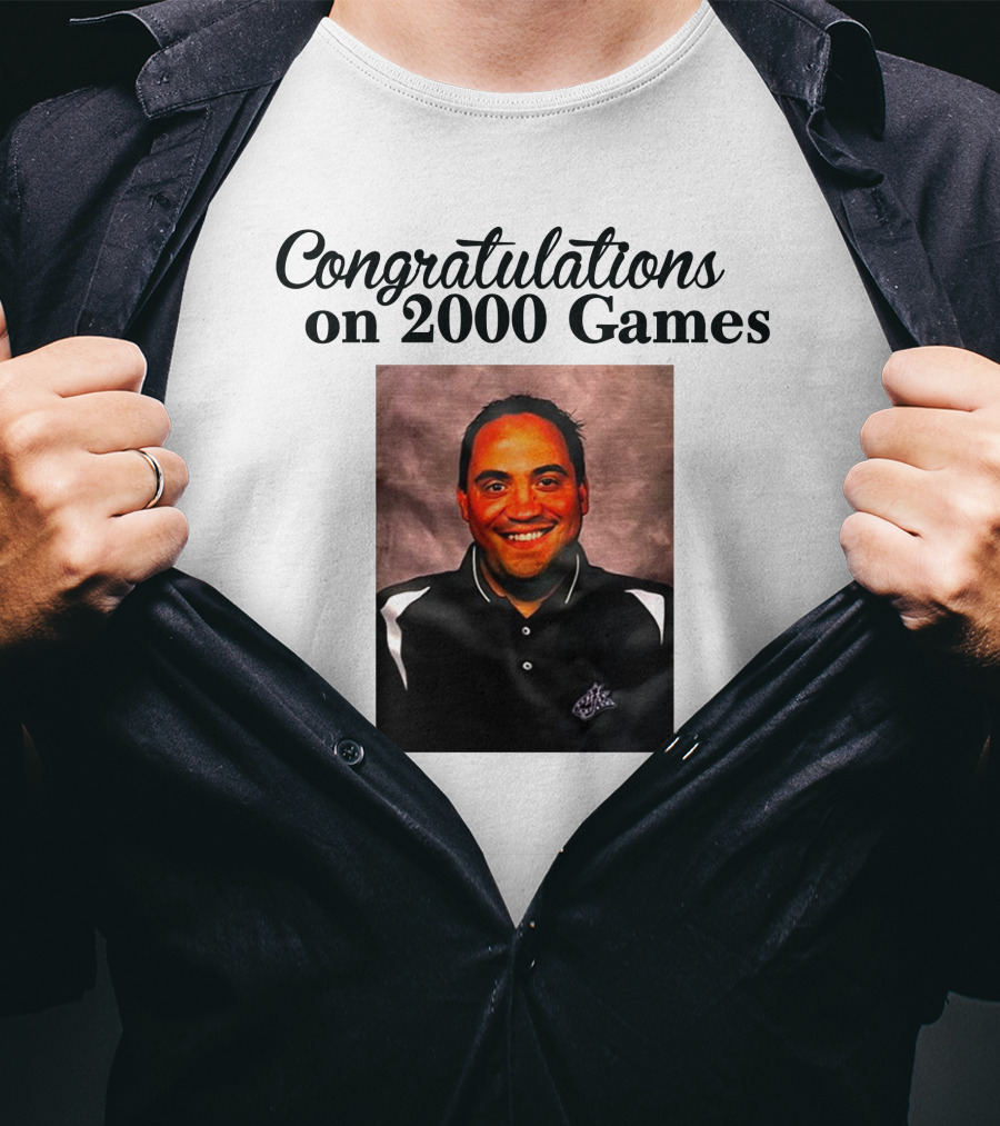 Congratulations On 2000 Games T-Shirt