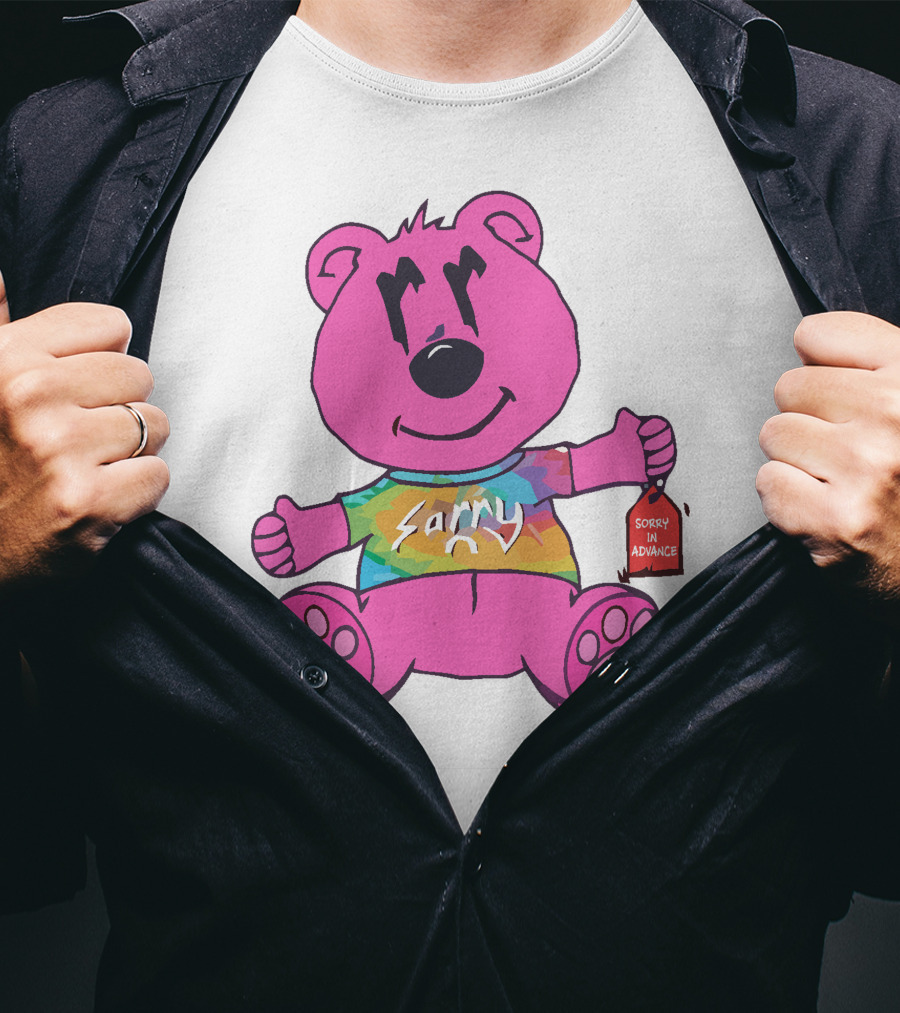 Sorry In Advance Rainbow Bear T-Shirt