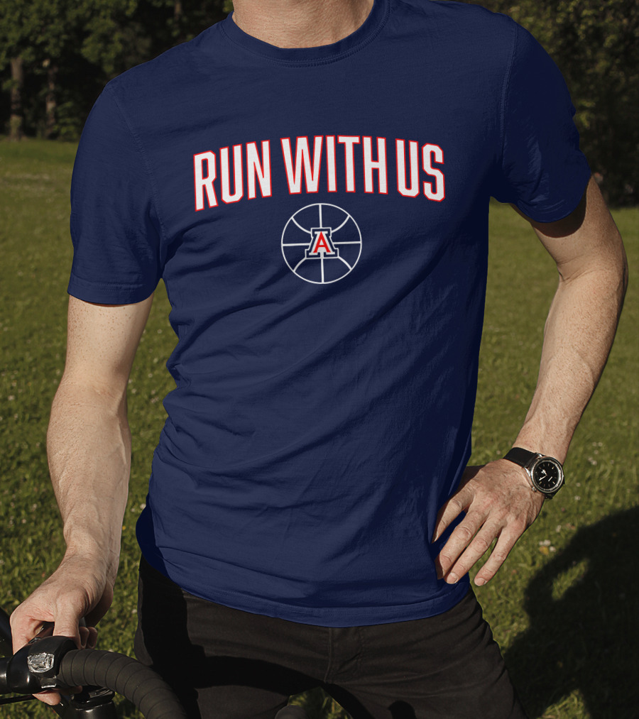 RUN WITH US Arizona Basketball A T-Shirt