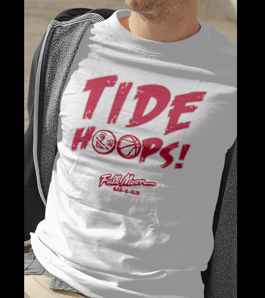 Tide Hoops Full Moon Bar-B-Que Basketball Event T-Shirt
