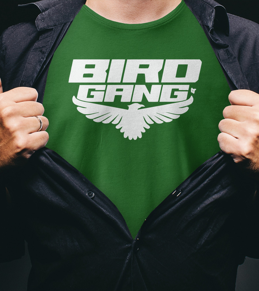 Bird Gang Eagles Wing Emblem T-Shirt