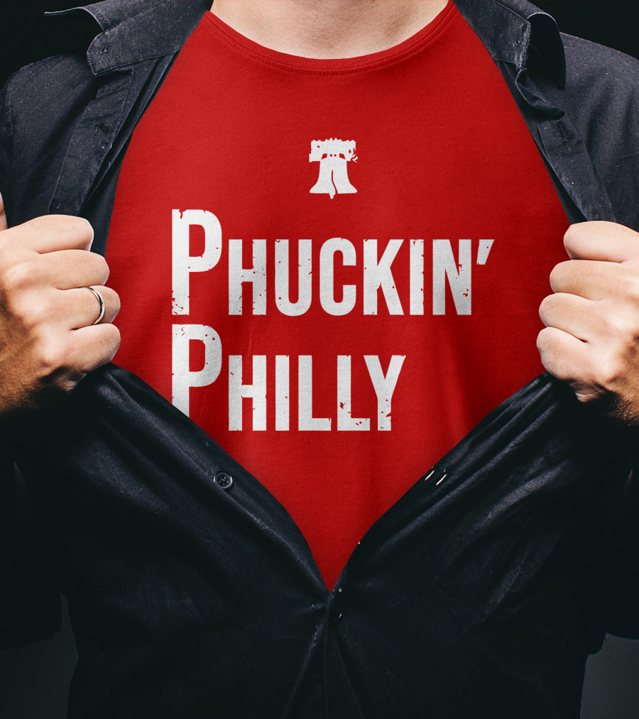 Phuckin Philly Liberty Bell Red T-Shirt