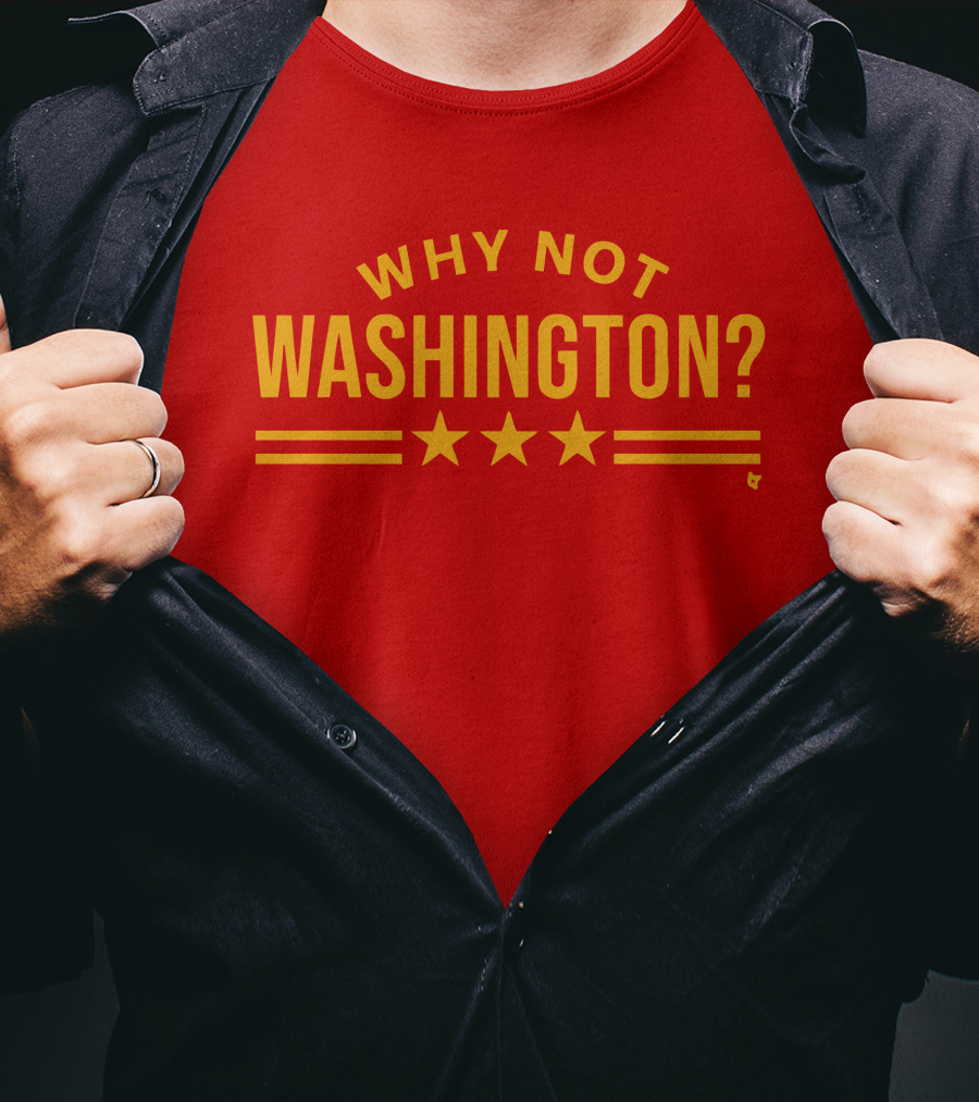 Why Not Washington Three Stars Red T-Shirt