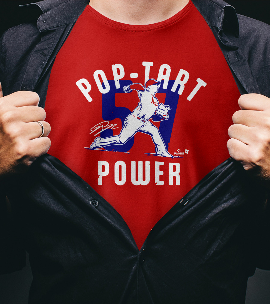 Pop Tart Power 59 Pitcher Players MLB T-Shirt