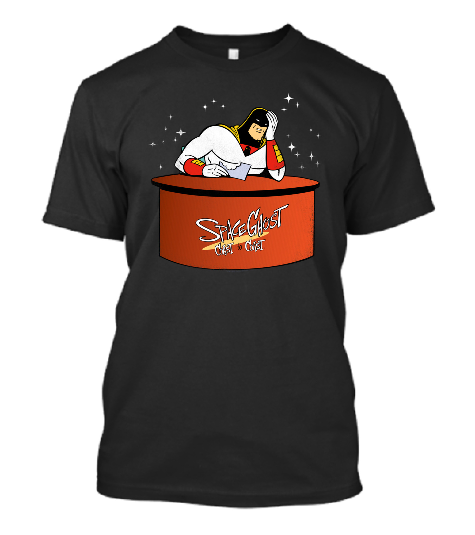 Space Ghost Coast To Coast Spacer Stars Desk T-Shirt