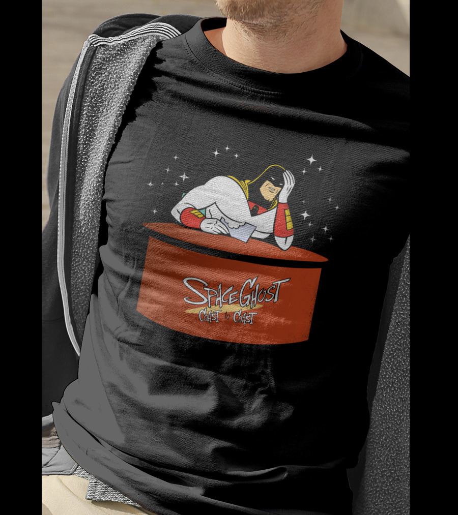 Space Ghost Coast To Coast Spacer Stars Desk T-Shirt