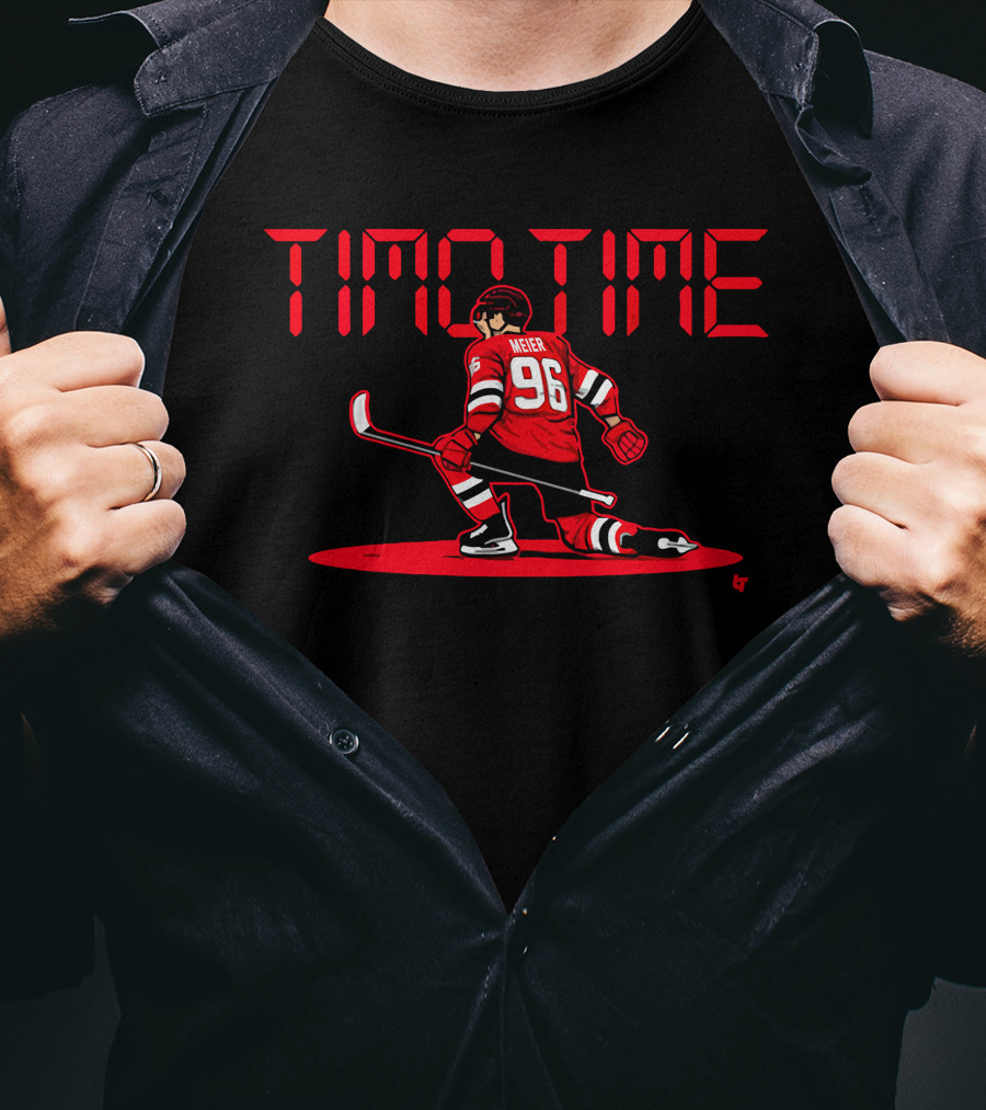 New Jersey Timo Meier 96 Timo Time T-Shirt