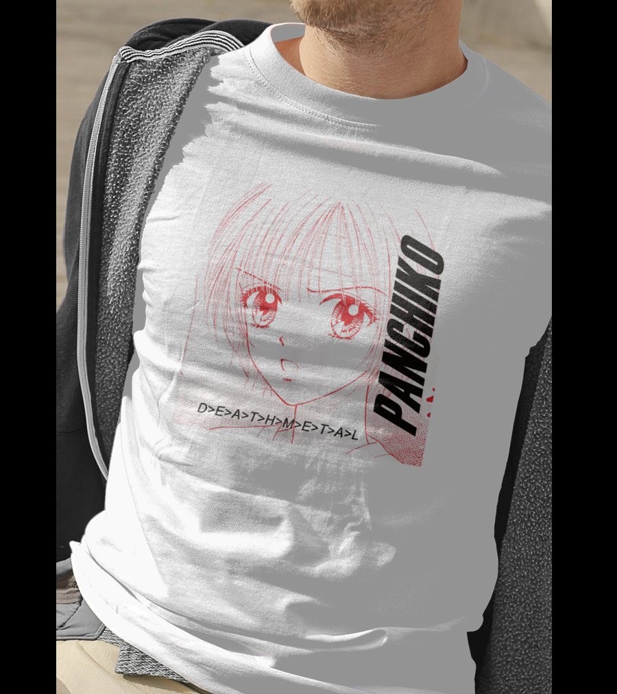 PANCHIKO D>E>A>T>H>M>E>T>A>L Anime T-Shirt