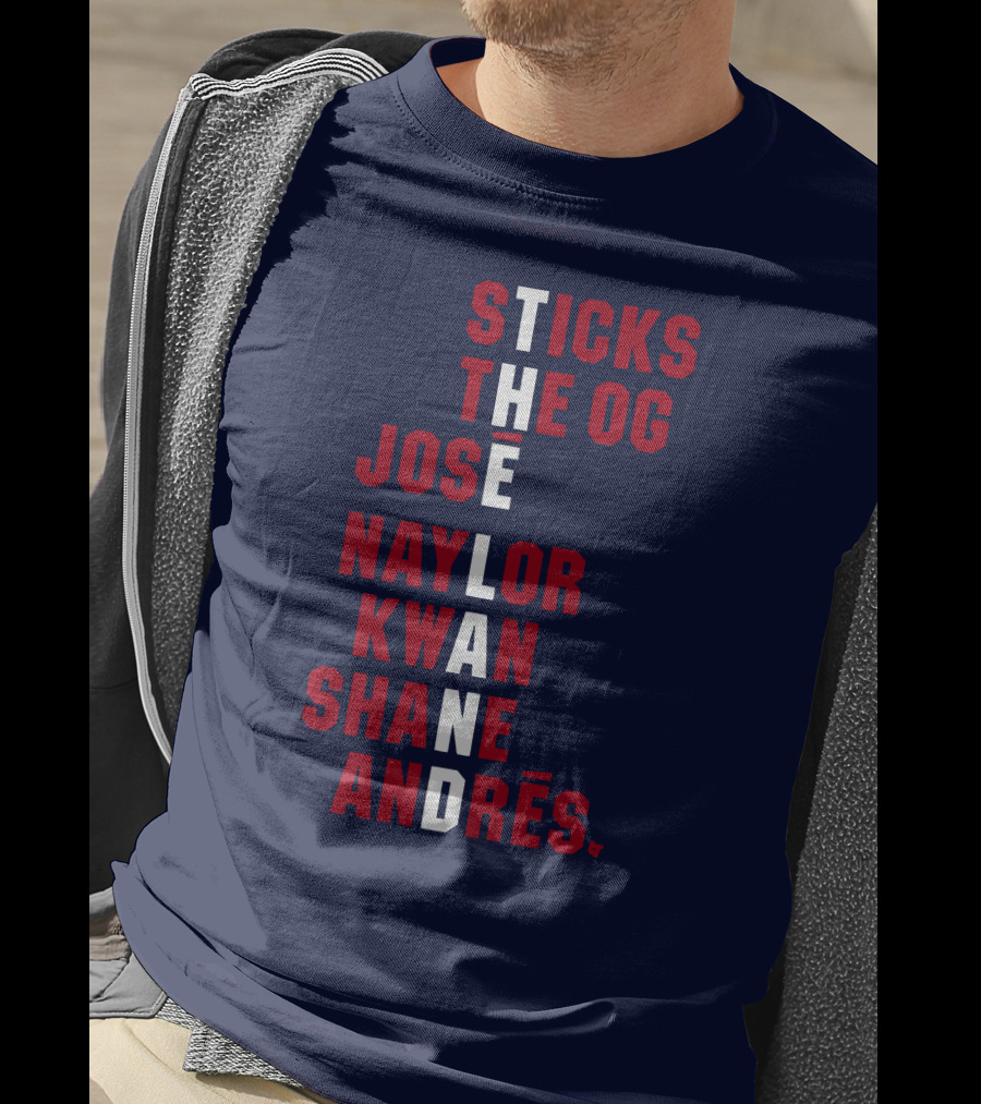 Sticks The Og Jose Naylor Kwan Shane Andrés The Land Names T-Shirt