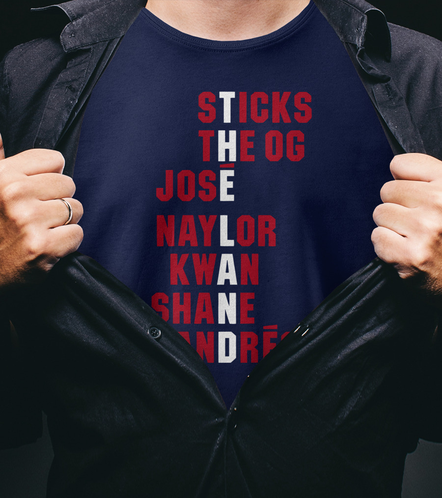 Sticks The Og Jose Naylor Kwan Shane Andrés The Land Names T-Shirt