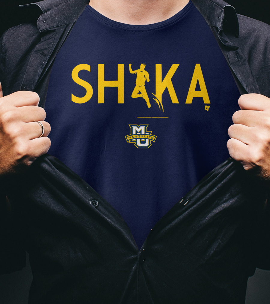 Marquette Basketball Shaka MU T-Shirt