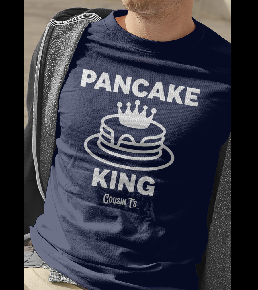 Pancake King Cousin T's Stacked Crown Icon T-Shirt