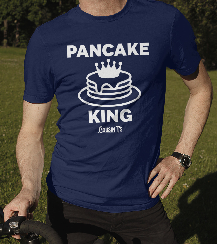 Pancake King Cousin T's Stacked Crown Icon T-Shirt