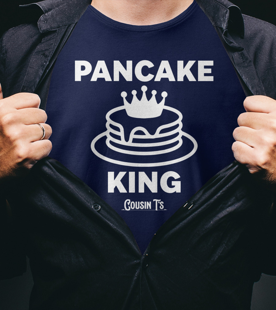 Pancake King Cousin T's Stacked Crown Icon T-Shirt
