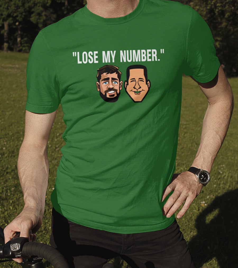 Lose My Number Aaron Rodgers Adam Schefter T-Shirt