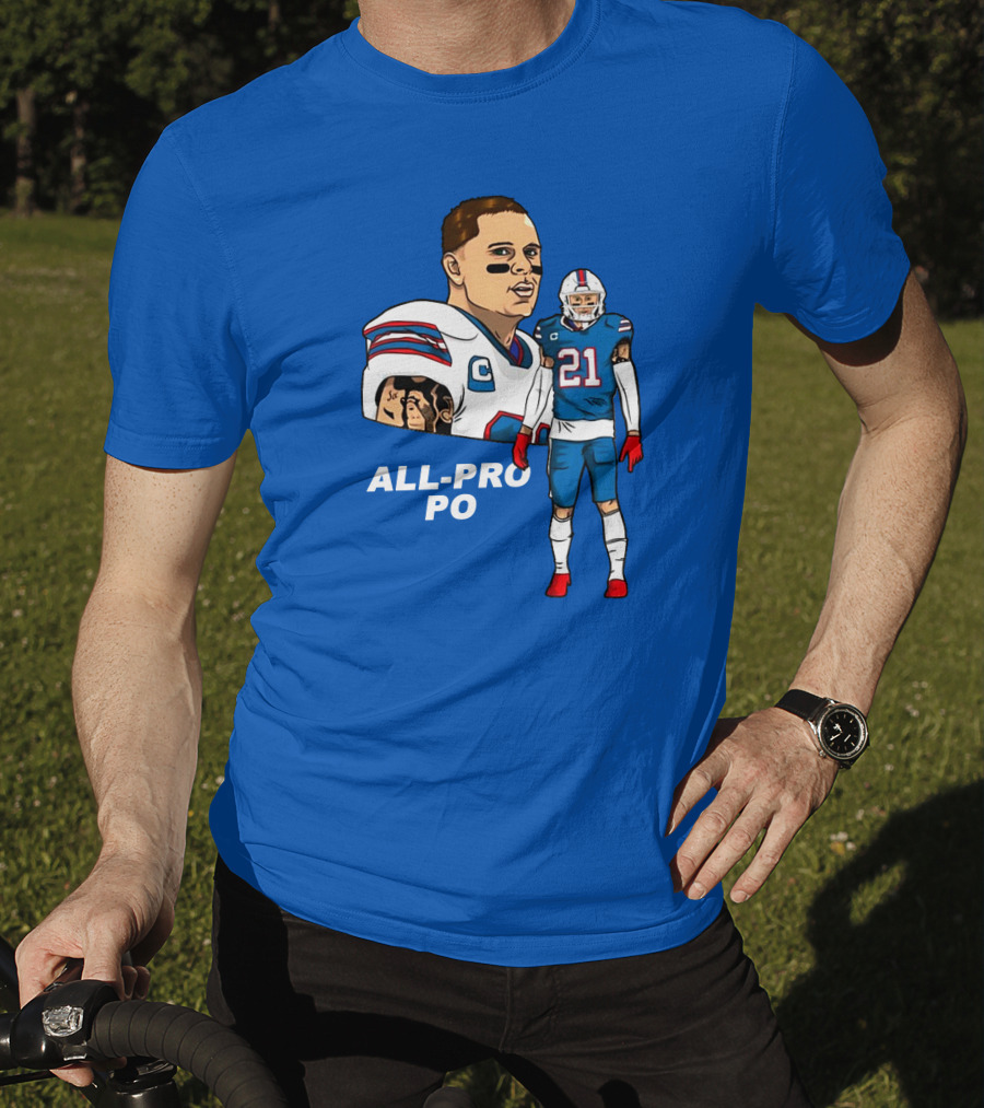 Jordan Poyer All-Pro Po Football T-Shirt