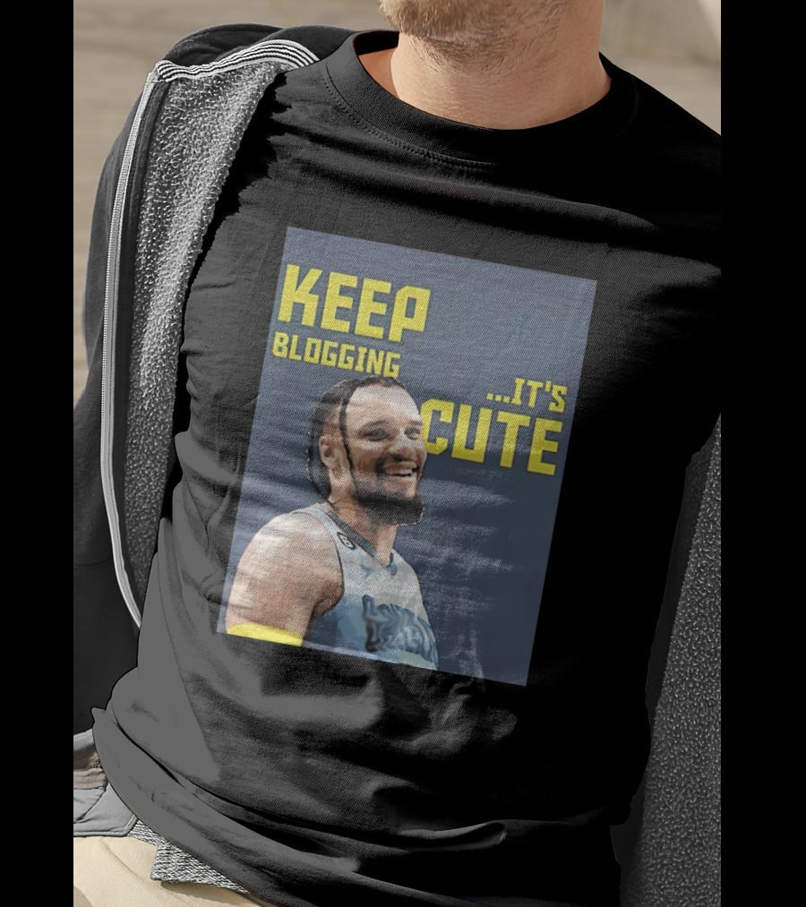 Dillon Brooks Keep Blogging It's Cute Basketball Player Smiling T-Shirt
