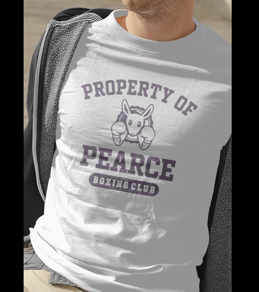 Property Of Pearce Boxing Club Kangaroo Gloves T-Shirt