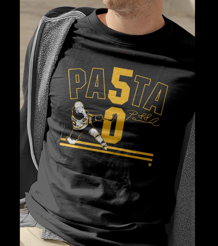 PASTA 50 Pastrnak Hockey Player 88 T-Shirt